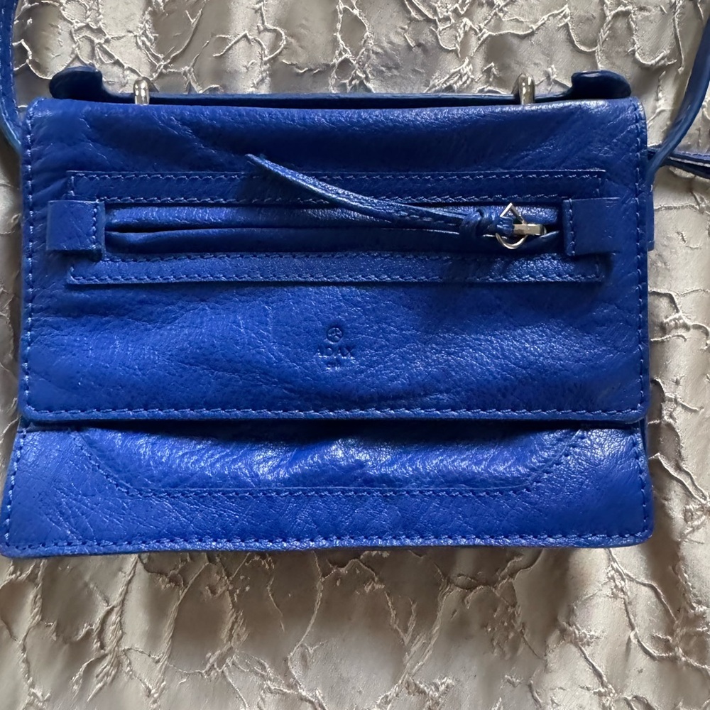 Blue Leather Women's Bag